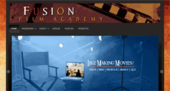 Desktop Screenshot of fusionfilmacademy.com
