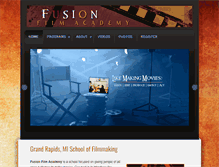 Tablet Screenshot of fusionfilmacademy.com